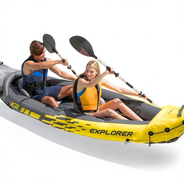 Intex Explorer K2 Kayak 2 Person Yellow Vinyl-5