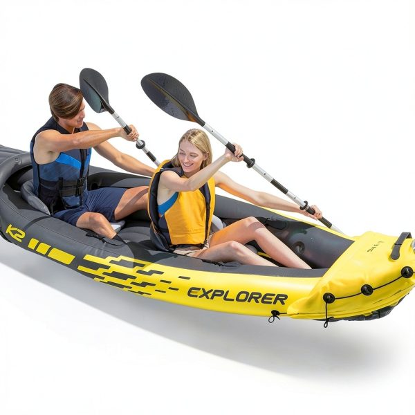 Intex Explorer K2 Kayak 2 Person Yellow Vinyl-4