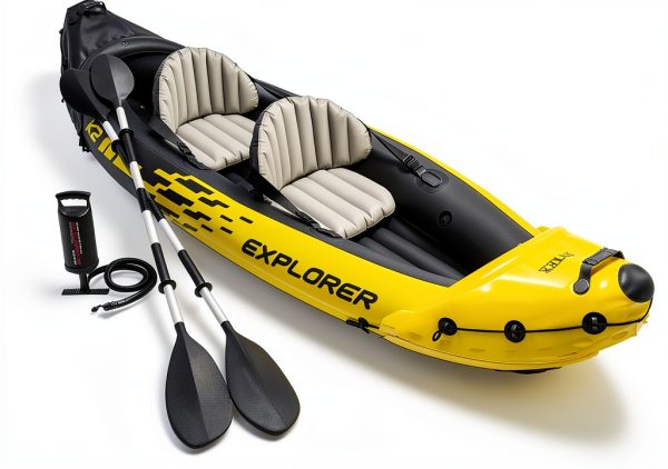 Intex Explorer K2 Kayak 2 Person Yellow Vinyl-7