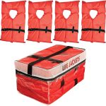 Universal Life Jacket Type II Adult Orange-0